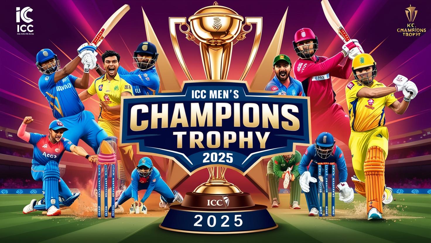 ICC Men’s Champions Trophy 2025: Full Schedule, Key Matches, and Venue Details Announced