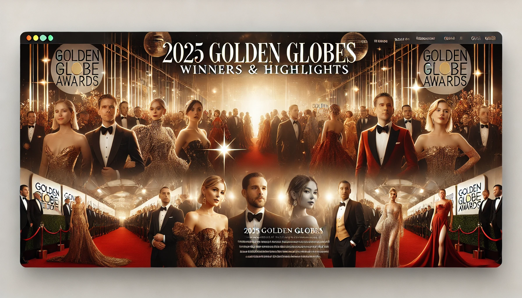 2025 Golden Globe Awards A Night of Triumphs, Glamour, and Surprises