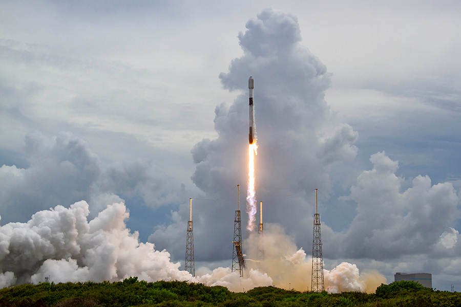 SpaceX Rocket Launch: Witness History with Falcon 9 Starlink 12-12