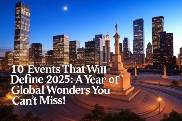 10 Events That Will Define 2025: A Year of Global Wonders You Can't Miss!